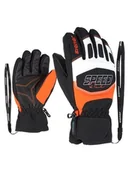 Rękawice narciarskie - Rękawice Narciarskie Junior Ziener Leedim Orange - 6.5 - miniaturka - grafika 1