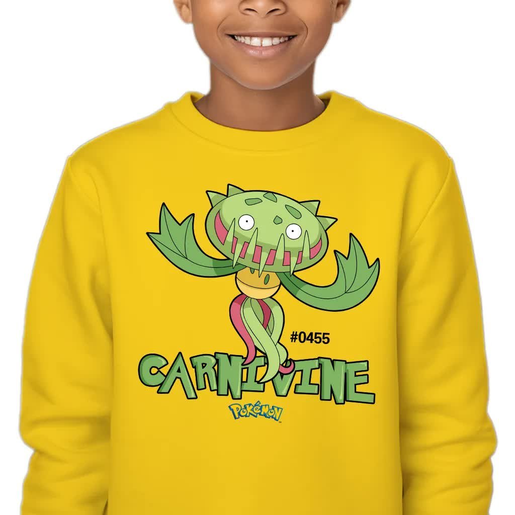 Bluza Dziecięca Żółta Bez Kaptura Prezent Dla Dziecka Carnivine 152 Wzory