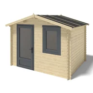 Altany ogrodowe - Domek ogrodowy ALTANKA 7.5 m2 - 3x2.5 m - 28 mm, drewniany, DOM755, 1szt. - miniaturka - grafika 1