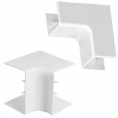 Kanały kablowe - AKS AKS_ZIELONKA Narożnik wewnętrzny NW 40/60 biały ZIELONKA 111423 - miniaturka - grafika 1