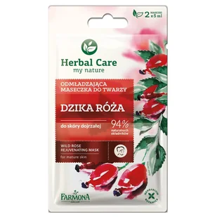 Farmona HERBAL CARE Odmładzająca maseczka z dziką różą 2 x 5 ml - Maski do włosów - miniaturka - grafika 2