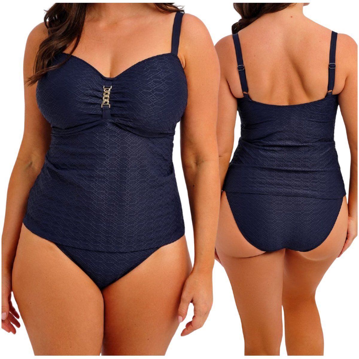Tankini koszulka kąpielowa zakrywająca brzuch Fantasie AZORES 36FF/80H