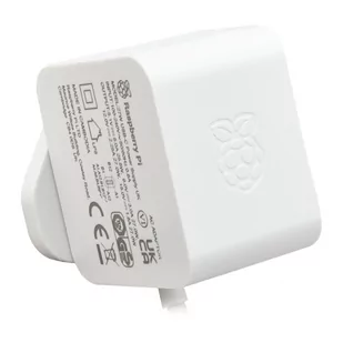 Raspberry Pi 5 27W USB-C Zasilacz Biały EU - Ładowarki do telefonów - miniaturka - grafika 1