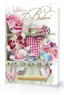 Kartki okolicznościowe i zaproszenia - Kartka z kopertą na Dzień Babci - 1 szt. - miniaturka - grafika 1