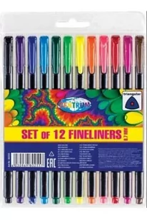 Zestaw cienkopisów x12 szt 80255 - Cienkopisy - miniaturka - grafika 1