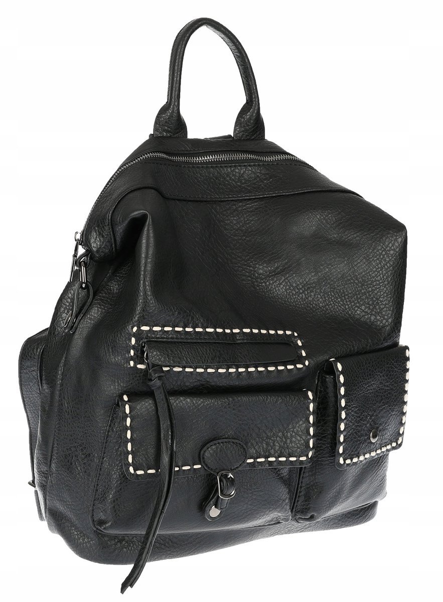 Torebka damska plecak damski pojemna shopper modna duża torba TB9259 Czarna