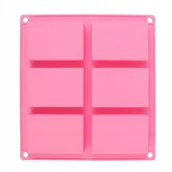 Mydła - Foremka silikonowa do odlewu mydło Prostokąty - miniaturka - grafika 1