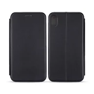 Etui i futerały do telefonów - NoName Etui Book Magnetic iPhone Xr czarny/blac k - miniaturka - grafika 1