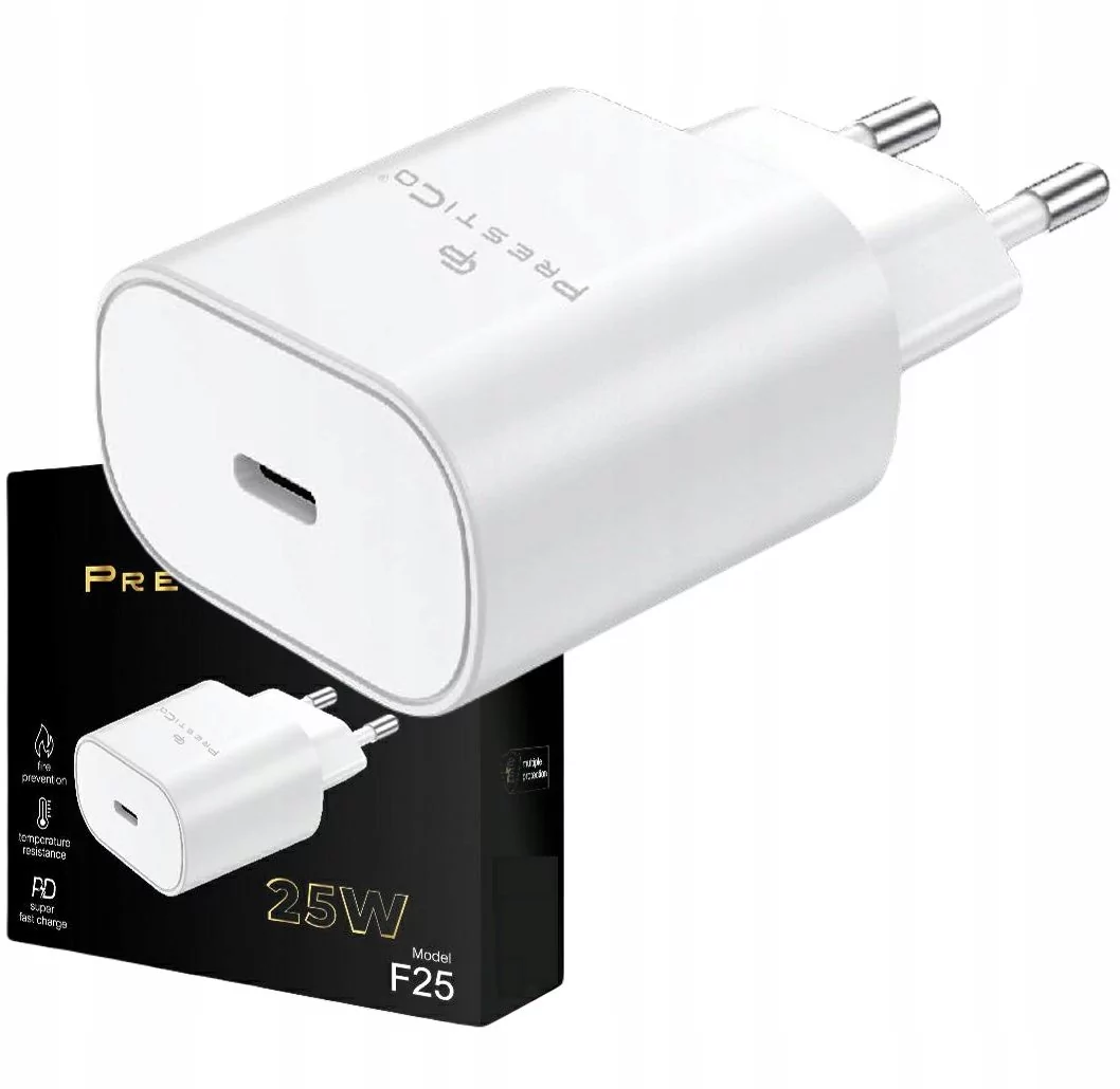 SZYBKA ŁADOWARKA SIECIOWA USB-C 25W PD QC 3.0 FAST CHARGE