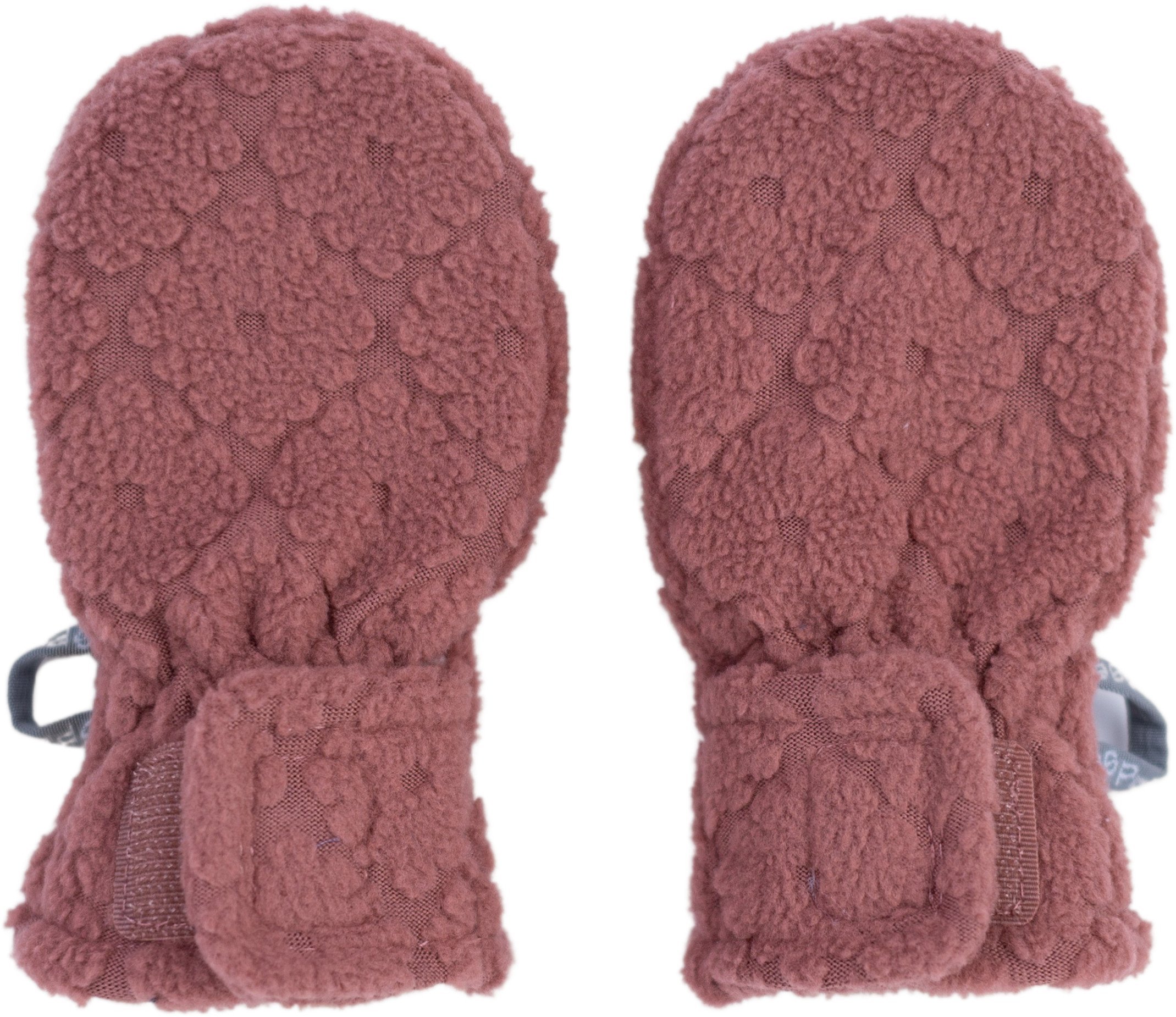 Lodger Mittens Folklore Fleece bērnu cimdiņi Rosewood 0-12m MTF 625_0-12