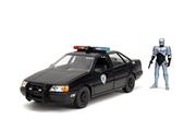 Figurki kolekcjonerskie - Model samochodu RoboCop 1/24 - OCP Ford Taurus 1986 (wraz z figurką RoboCop) - miniaturka - grafika 1