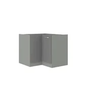 Szafki kuchenne - Szafka Kuchenna Stojąca Narożna 1 Drzwi 89 x 89 ND 1F Grey Stolarz Lempert Szary, Szary Platynowy - miniaturka - grafika 1