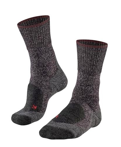 FALKE Męskie skarpety turystyczne TK1 Adventure M So Wełna Materiał funkcyjny zapobiegający powstawaniu pęcherzyków powietrza grube, 1 para, niebieskie Space Blue 6116 Trend 44-45