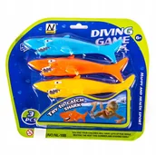 Pływanie - Zabawki Do Nurkowania Rekin Do Wody Basenu 3Szt - miniaturka - grafika 1