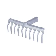 Grabie i motyki - Grabki stalowe wzmacniane 10 zębów n/op Klik - miniaturka - grafika 1