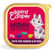 Mokra karma dla kotów - Edgard & Cooper karma mokra dla kota Senior Paté Indyk i kurczak 16x85 g - miniaturka - grafika 1