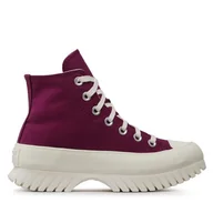 Botki damskie - Botki Converse Chuck Taylor All Star Lugged 2.0 Hi A03701C Fioletowy - miniaturka - grafika 1