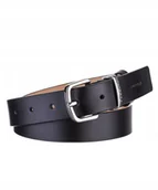 Paski - Pasek Damski Do Spodni Skórzany Skóra Naturalna PUCCINI Czarny PAD204L 1 - miniaturka - grafika 1