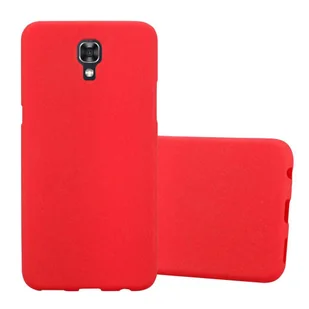 Etui Pokrowiec Do LG X SCREEN Obudowa w FROST CZERWONY TPU Silikon Case Cover Ochronny Plecki Cadorabo - Etui i futerały do telefonów - miniaturka - grafika 1