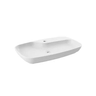 Wellneo Umywalka ceramiczna nablatowa Passio 70 x 43 - Umywalki - miniaturka - grafika 1