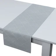 Obrusy i serwetki - Dekoria pl pl Bieżnik prostokątny szaro srebrny 40 × 130 cm Venice 410-142-57 - miniaturka - grafika 1
