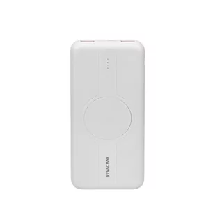 RIVACASE Powerbank VA2601 10000 mAh USB-C 20W + Qi 10W biały - Powerbanki - miniaturka - grafika 1