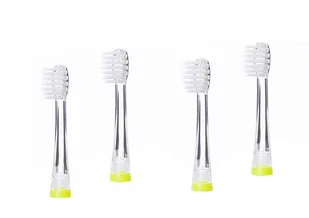Brush-Baby końcówki do szczoteczki sonicznej KidzSonic 3-6 lat 4szt. - Końcówki do szczoteczek elektrycznych - miniaturka - grafika 1