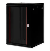 Szafy rack - ROLINE Wandgehouse Basic Plus 48,26cm 19-Zoll 18HE 600x600 BxT schwarz - miniaturka - grafika 1