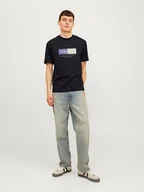 Koszulki męskie - Jack & Jones Koszulka w kolorze czarnym - miniaturka - grafika 1