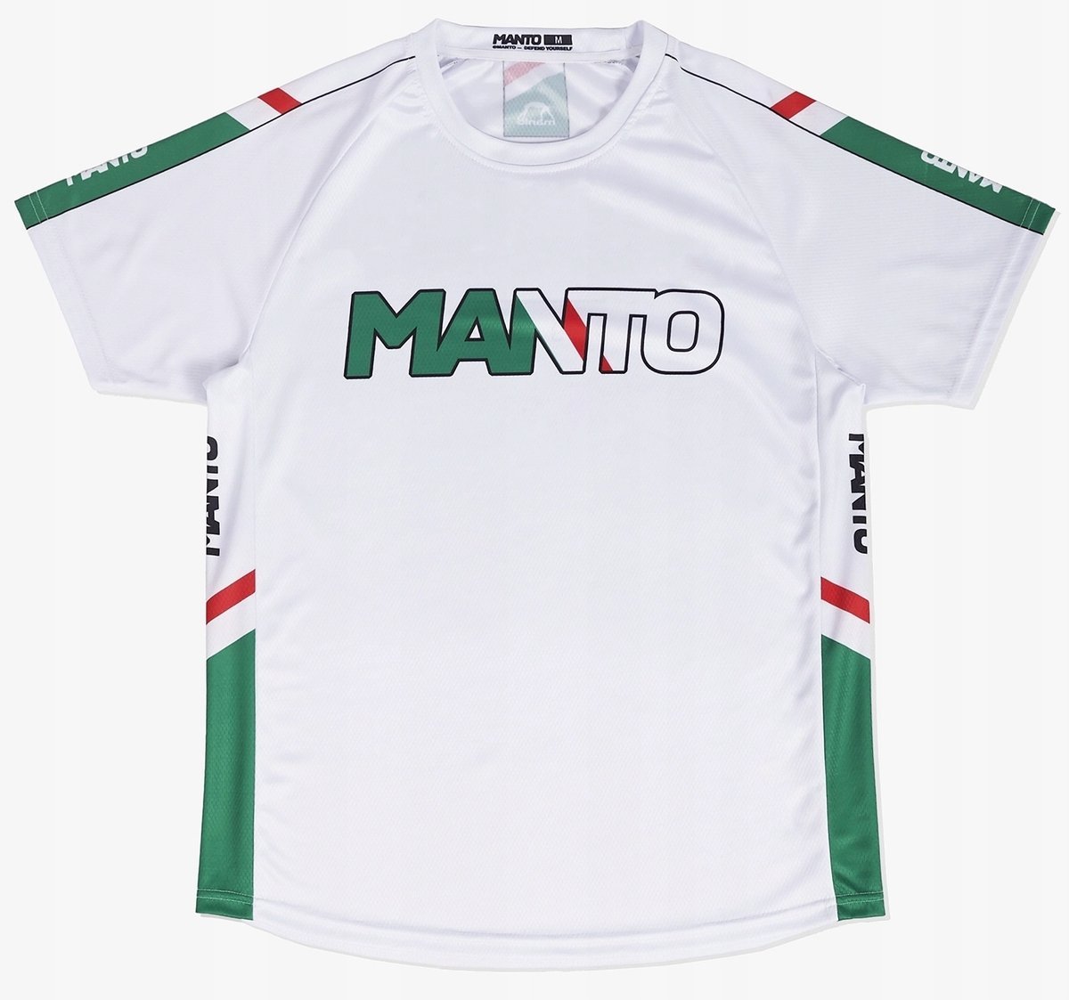 MANTO Koszulka T-shirt TRENINGOWY Team WRZOSEK biały rozm. L
