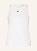 Bluzki damskie - Nike Tank Top One Classic weiss - miniaturka - grafika 1