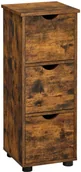 Szafki łazienkowe - Rustykalna szafka łazienkowa z 3 szufladami B8-C74 - miniaturka - grafika 1