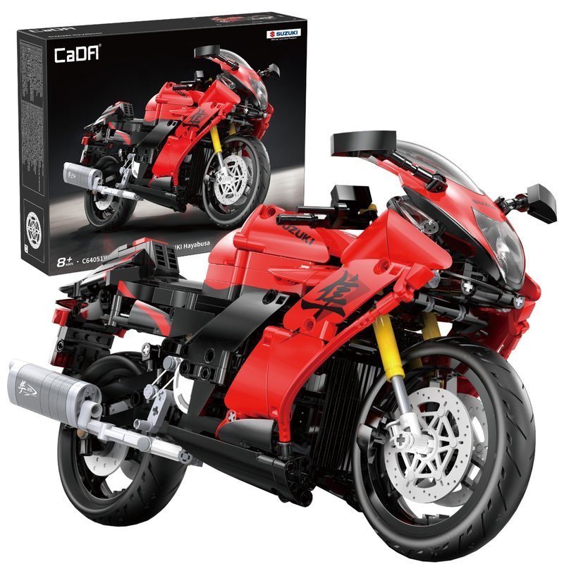 Klocki konstrukcyjne CaDA Motor Suzuki Hayabusa Motocykl Pojazd 1043 elementy