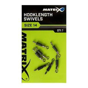 Fox Matrix Hooklength Swivels Rozmiar 16 - Inne akcesoria dla wędkarzy - miniaturka - grafika 1