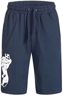 Spodenki męskie - Lonsdale Męskie spodnie BADNAGIE, granatowe/białe, XL - grafika 1