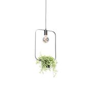 Lampy sufitowe - QAZQA Nowoczesna lampa wisząca czarna ze szkłem prostokątna - Roslini - miniaturka - grafika 1