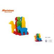 Klocki - Mario-Inex Klocki konstrukcyjne Dzieciaki i zwierzaki MARIO-INEX - miniaturka - grafika 1