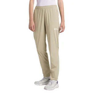 Damskie spodnie softshellowe Jack Wolfskin PRELIGHT SWIFT PANT W stone - XS - Spodnie sportowe damskie - miniaturka - grafika 1