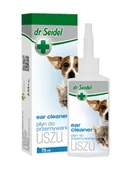 Pielęgnacja uszu i oczu zwierząt - Dr Seidel Płyn Do Przemywania Uszu Dla Psów I Kotów 75Ml - miniaturka - grafika 1
