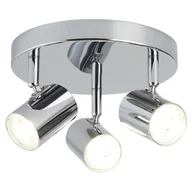 Lampy sufitowe - Searchlight Lampa sufitowa LED Rollo, 3-punktowa, chrom - miniaturka - grafika 1