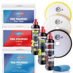 ZESTAW 3x PASTA POLERSKA MENZERNA + PADY E-LAKIERNIK - Kosmetyki samochodowe - miniaturka - grafika 1