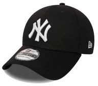 Czapki damskie - Czapka NEW ERA z daszkiem NY Yankees czarna S/M - miniaturka - grafika 1
