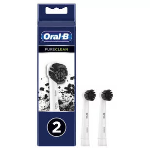 Braun Oral-B końcówki do szczoteczki elektrycznej Pure Clean 2szt. EB20CH-2 Activate Charcoal - Końcówki do szczoteczek elektrycznych - miniaturka - grafika 1