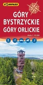 Obcojęzyczne przewodniki, mapy i atlasy - Mapa turystyczna - Góry Bystrzyckie, Góry Orlickie - książka - miniaturka - grafika 1