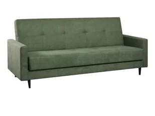 Kondela Sofa rozkładana ze schowkiem Valdo - zielona/czarna - Sofy i kanapy - miniaturka - grafika 1