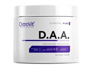 Ostrovit Pure D.A.A 200 g OstoVit (OST/064#NATUR) - Witaminy i minerały dla sportowców - miniaturka - grafika 1