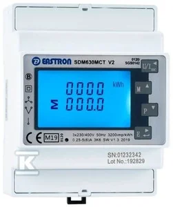Solplanet Licznik energii trójfazowy do falowników SDM630-MCT - Panele fotowoltaiczne - miniaturka - grafika 1