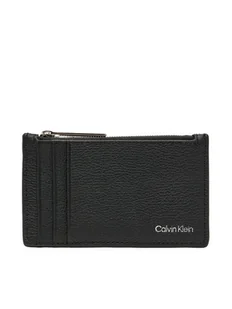 Calvin Klein Etui na karty kredytowe Warmth N/S Cardholder 6cc K50K512704 Czarny - Etui na dokumenty i karty - miniaturka - grafika 1