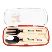 Sztućce dla dzieci - Sztućce dla dzieci ze stali nierdzewnej 2 szt. Sausage Dog – Rex London - miniaturka - grafika 1