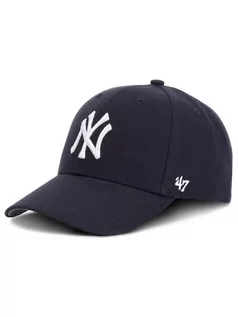Czapki damskie - New York 47 Brand Czapka z daszkiem Yankees 47 B-MVP17WBV-HM Granatowy - grafika 1